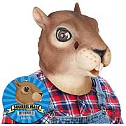 Squirrel Latex Full Head Mask
